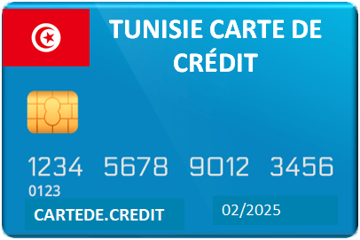 TUNISIE CARTE DE CRÉDIT
